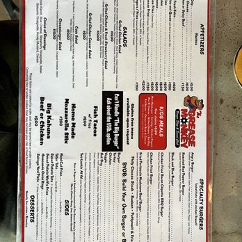 The Grease Monkey - the menu for the restaurant - Burgers Near Me - Arlington, Texas The Grease Monkey - the menu for the restaurant - Burgers Near Me - Arlington, Texas