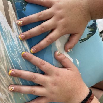 Blue Ocean Nail Spa - Lemon nails!  Very special! - Nail Salons Near Me - Newport Beach, California