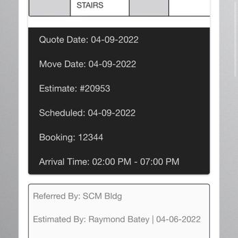 Square Cow Movers - North Austin - Email confirmation from Square Cow Movers that states clearly that the arrival time is 2pm-7pm - Movers Near Me - Cedar Park, Texas Square Cow Movers - North Austin - Email confirmation from Square Cow Movers that states clearly that the arrival time is 2pm-7pm - Movers Near Me - Cedar Park, Texas
