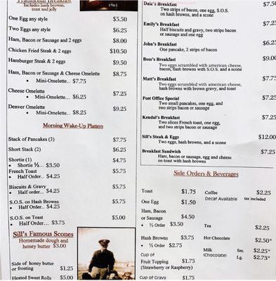 Menu photo 8 Sill's Cafe Layton, UT