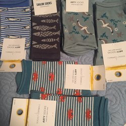 Seasalt - My purchase of socks, soft, comfortable at toe, heel and ankle. Pretty sea coast designs!