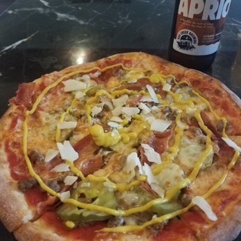 Adrianos Brick Oven - Cheeseburger Pizza - Pizza Near Me - Glenwood, Iowa