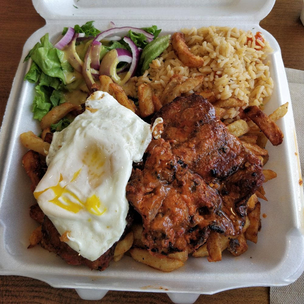 Romados - Tired of chicken? Try a bitoque, a bifana pork chop with a sunny-side up egg. Top choice :) - Barbeque Near Me - Montreal, Quebec Romados - Tired of chicken? Try a bitoque, a bifana pork chop with a sunny-side up egg. Top choice :) - Barbeque Near Me - Montreal, Quebec