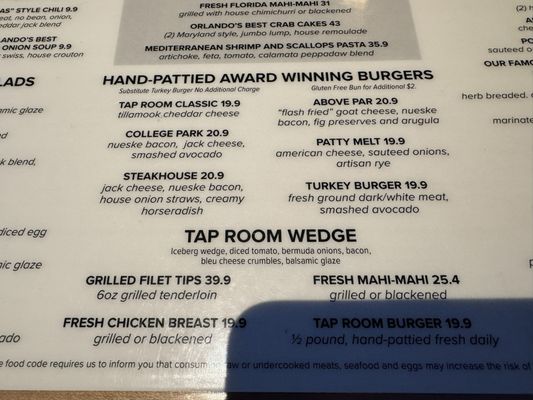 Menu photo 6 The Tap Room at Dubsdread Orlando, FL Menu photo 6 The Tap Room at Dubsdread Orlando, FL