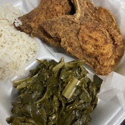 Blackeyed Peas - Collard greens and pork chops
