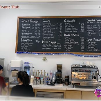 Donut Hub - Menu board - Donuts Near Me - Orange, California