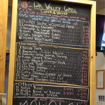 Da Valley Grill - Hawaiian Near Me - Phoenix, Arizona Da Valley Grill - Hawaiian Near Me - Phoenix, Arizona