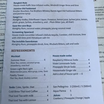 NaKorn - Menu July 2018 - Thai Near Me - Evanston, Illinois