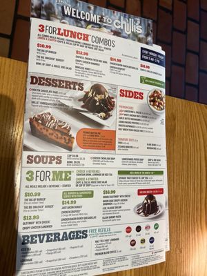 Menu photo 3 Chili's Palmdale, CA