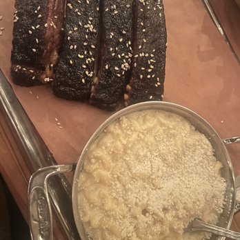 Hamilton Pork - Sticky Ribs, Fried With Kung Pao Sauce And Sesame Seeds, Sooo DELICIOUS! Mac N Cheese Was Fantastic, Creamy, And Delicious! - Barbeque Near Me - Jersey City, New Jersey