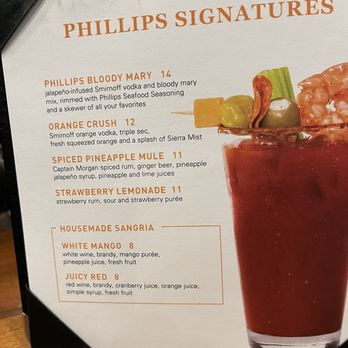 Phillips Seafood - Drinks - Seafood Near Me - Baltimore, Maryland Phillips Seafood - Drinks - Seafood Near Me - Baltimore, Maryland