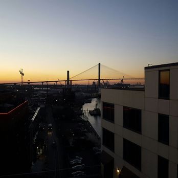 Hyatt Regency Savannah - View of Talmadge Memorial Bridge(night) - Hotels Near Me - Savannah, Georgia Hyatt Regency Savannah - View of Talmadge Memorial Bridge(night) - Hotels Near Me - Savannah, Georgia