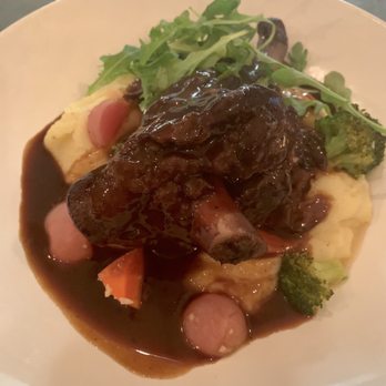 Stone Creek Bistro - Braised lamb shank, $30 - New American Near Me - Blue Jay, California Stone Creek Bistro - Braised lamb shank, $30 - New American Near Me - Blue Jay, California
