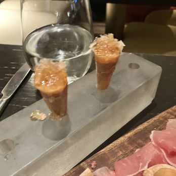 Jaleo - Cones of cheesy sweet yumminess. No idea what was in these but amazing. - Spanish Near Me - Las Vegas, Nevada Jaleo - Cones of cheesy sweet yumminess. No idea what was in these but amazing. - Spanish Near Me - Las Vegas, Nevada