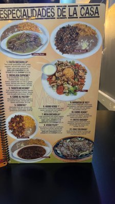 Menu photo 7 Mangos Mexican Restaurant Lebanon, TN