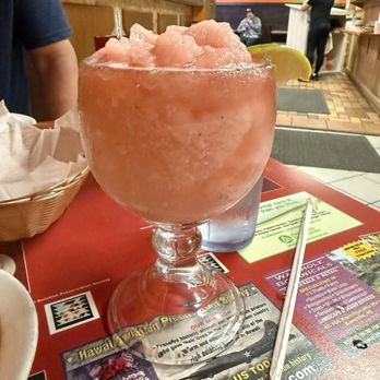 Javis Mexican Grill - Strawberry margarita-$12. - Mexican Near Me - Kaneohe, Hawaii