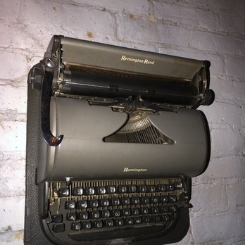 Dullboy - Typewriter decor - Cocktail Bars Near Me - Jersey City, New Jersey