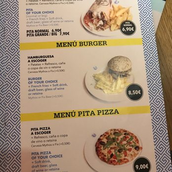 Dionisos - Menu - Greek Near Me - Barcelona, B