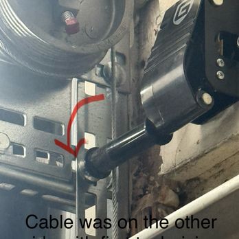 Garage Door Doctor - Cable was on the wrong side with first technician - Garage Door Services Near Me - Torrance, California
