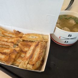 #2 signature potstickers and wonton soup