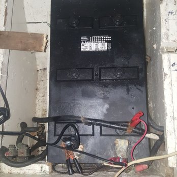 Powerstride Battery - switching out this old deepcycle for a new one from Powerstride Battery - Battery Stores Near Me - San Diego, California