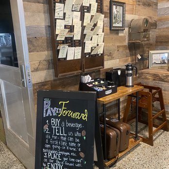Blue Collar Coffee - "Pay it forward" bar - Coffee & Tea Near Me - Indianapolis, Indiana Blue Collar Coffee - "Pay it forward" bar - Coffee & Tea Near Me - Indianapolis, Indiana