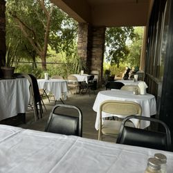 The Bistro Queen Creek - Post run fuel in the court yard.