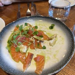 Bear & Ragged Staff - Salmon with grapefruit. Was amazing!