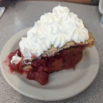 Mary's Cafe - Raspberry Rhubarb Pie - Breakfast & Brunch Near Me - West Rutland, Vermont Mary's Cafe - Raspberry Rhubarb Pie - Breakfast & Brunch Near Me - West Rutland, Vermont