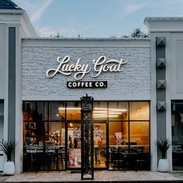 Exterior outside entrance of Lucky Goat Coffee - Destin, Florida Exterior outside entrance of Lucky Goat Coffee - Destin, Florida