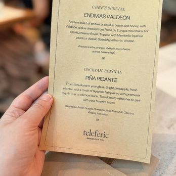 Telefèric Barcelona - Menu - August 2026 - Spanish Near Me - Scottsdale, Arizona Telefèric Barcelona - Menu - August 2026 - Spanish Near Me - Scottsdale, Arizona