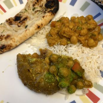 Shree Indian Cuisine - Ordered out and ate at home. Garlic naan, rice, chana masala, samosa aloo tikka chat... So delicious! - Indian Near Me - Crest Hill, Illinois Shree Indian Cuisine - Ordered out and ate at home. Garlic naan, rice, chana masala, samosa aloo tikka chat... So delicious! - Indian Near Me - Crest Hill, Illinois
