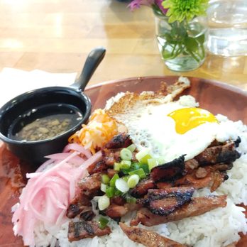 Ba Sa - Grilled pork and rice. $19. Meh. Rice was cold and found a strand of hair - Vietnamese Near Me - Bainbridge Island, Washington