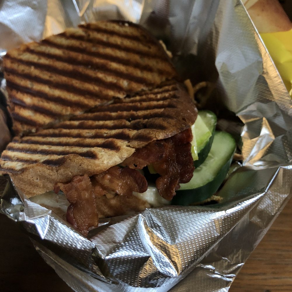 Undergrounds Coffee House and Roastery - grilled cheese with bacon and cucumbers - Coffee Roasteries Near Me - Buffalo, New York Undergrounds Coffee House and Roastery - grilled cheese with bacon and cucumbers - Coffee Roasteries Near Me - Buffalo, New York