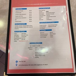Styled Burger - Menu