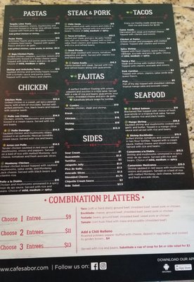 Menu photo 2 Cafe Sabor Idaho Falls, ID