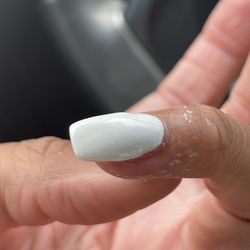 Pamper & Polish Nails - Horrible painting and shaping.