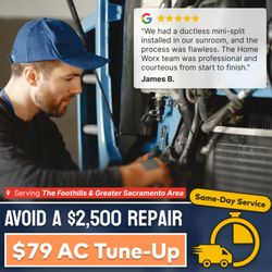 Home Worx Heating and Cooling - AC not blowing cold like it used to? A $79 AC Tune-Up might be all it takes to get your system running like new.