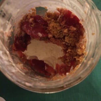 Mason Jar - Inside my cheesecake in a jar - American Near Me - Mahwah, New Jersey Mason Jar - Inside my cheesecake in a jar - American Near Me - Mahwah, New Jersey