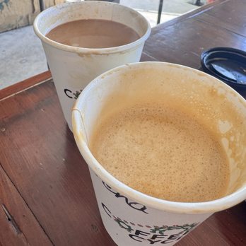 Coffee Cycle - white mocha latte (basil pesto flavored??) - Coffee & Tea Near Me - San Diego, California