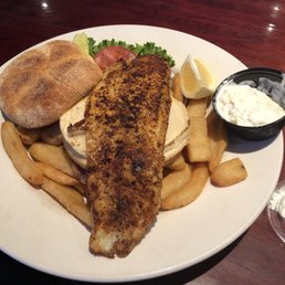 Blackened grouper sandwich Blackened grouper sandwich