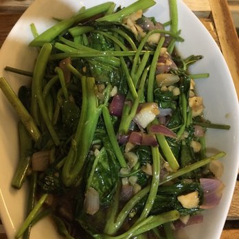 Maa's Grill - Water spinach- amazing! - Seafood Near Me - El Nido, PLW