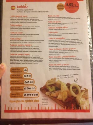 Menu photo 3 La Tableria Altea, A