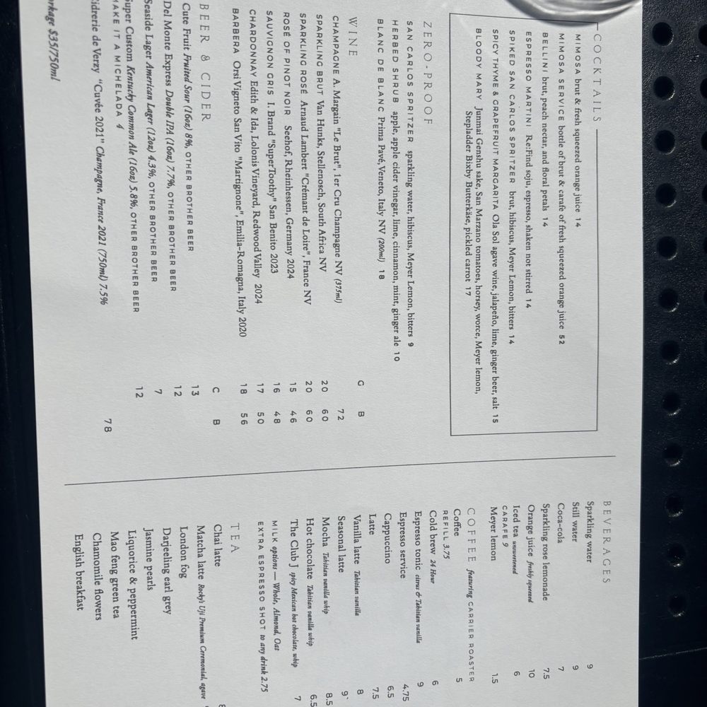 Menu Menu