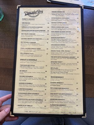 Menu photo 1 Pancake Boy San Francisco, CA