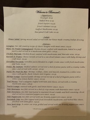 Bernard's Mediterranean Restaurant by null