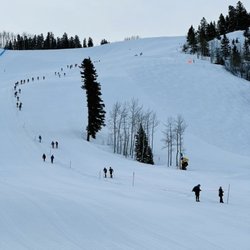 Aspen Highlands - Audi Power of 4 Thunderbowl ascent.