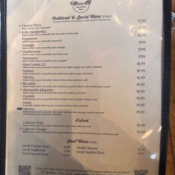 Mister O1 Extraordinary Pizza Melbourne - Menu - Pizza Near Me - Melbourne, Florida Mister O1 Extraordinary Pizza Melbourne - Menu - Pizza Near Me - Melbourne, Florida