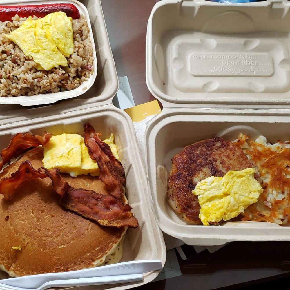 Jack's Inn - Takeout pancake sandwich, fry rice special, and corned beef hash breakfasts. - Breakfast & Brunch Near Me - Kahului, Hawaii