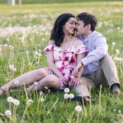 Captured Moments Photography - Spring engagement photo session